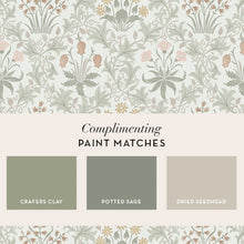 145679 Celandine Spring Peony & Sage Wallpaper by William Morris at Ho