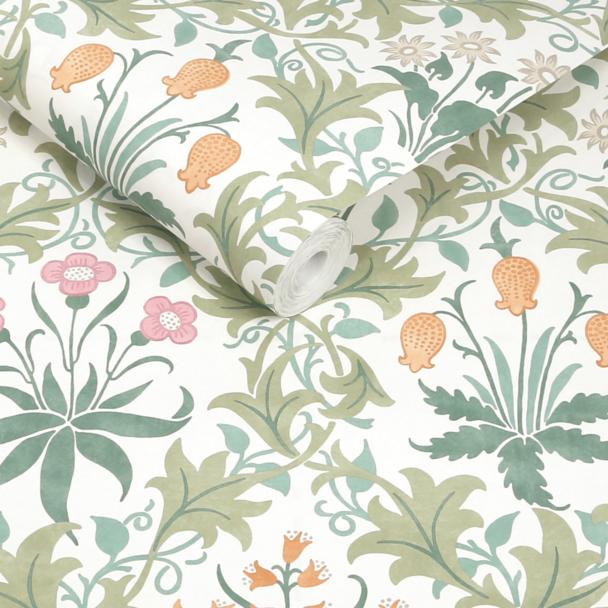 145680 Celandine Spring Garden Wallpaper by William Morris at Home