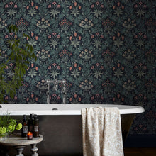 145681 Celandine Midnight Wallpaper by William Morris at Home