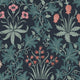 Celandine Midnight Wallpaper by William Morris at Home