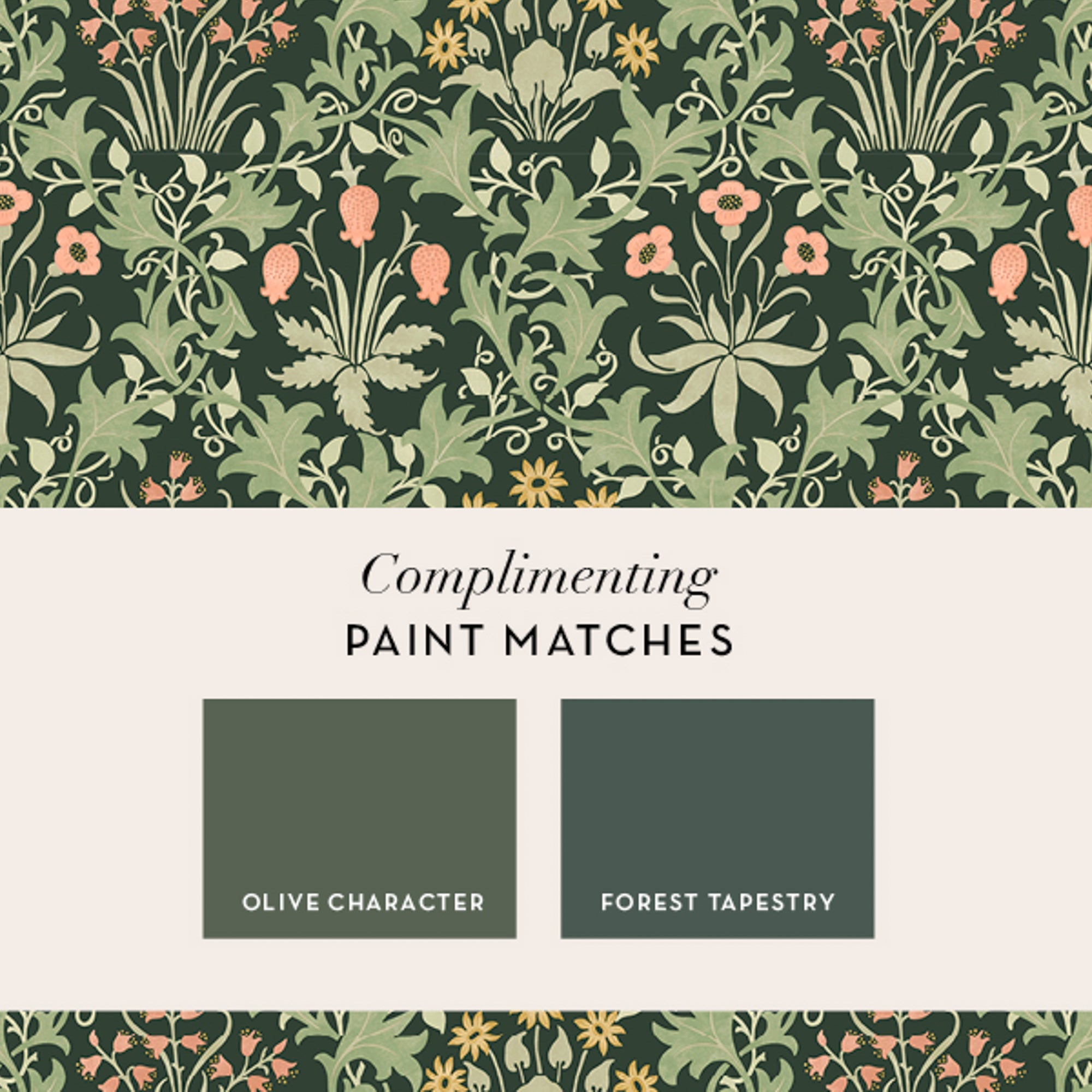145682 Celandine Forest Wallpaper by William Morris at Home