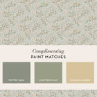 145684 Clover Spring Peony & Sage Wallpaper by William Morris at Home
