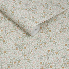 145684 Clover Spring Peony & Sage Wallpaper by William Morris at Home