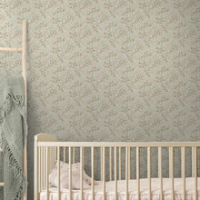 145684 Clover Spring Peony & Sage Wallpaper by William Morris at Home