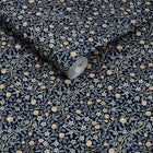 145686 Clover Midnight Wallpaper by William Morris at Home