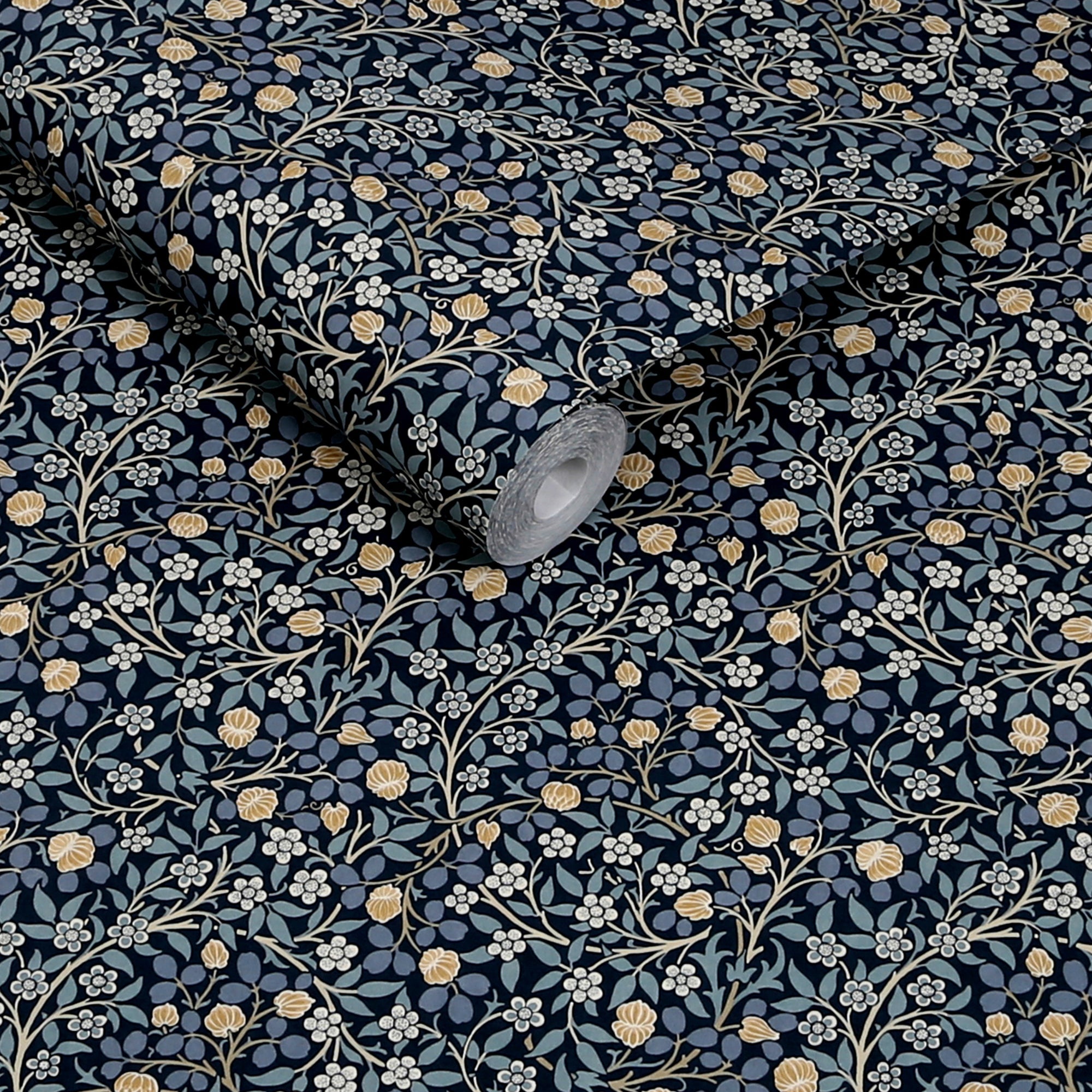 145686 Clover Midnight Wallpaper by William Morris at Home