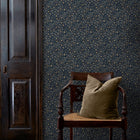 145686 Clover Midnight Wallpaper by William Morris at Home