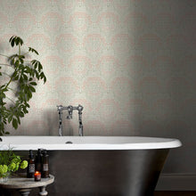145687 Michaelmas Daisy Peony & Sage Wallpaper by William Morris at Ho