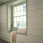 145688 Michaelmas Daisy Pink Cedar Wallpaper by William Morris at Home