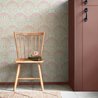 145688 Michaelmas Daisy Pink Cedar Wallpaper by William Morris at Home
