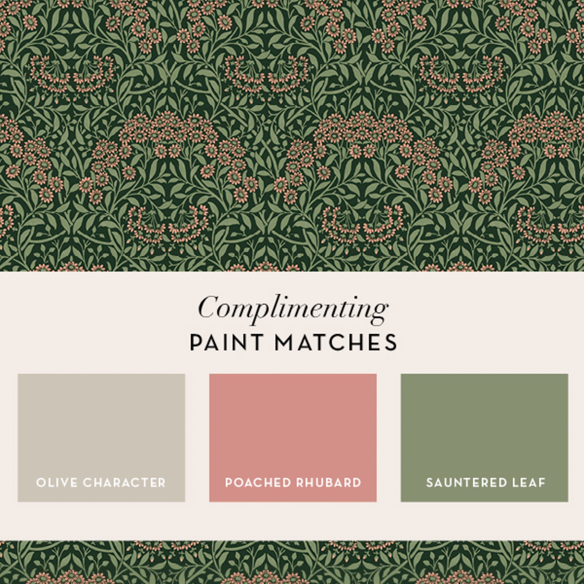 145689 Michaelmas Daisy Forest Wallpaper by William Morris at Home