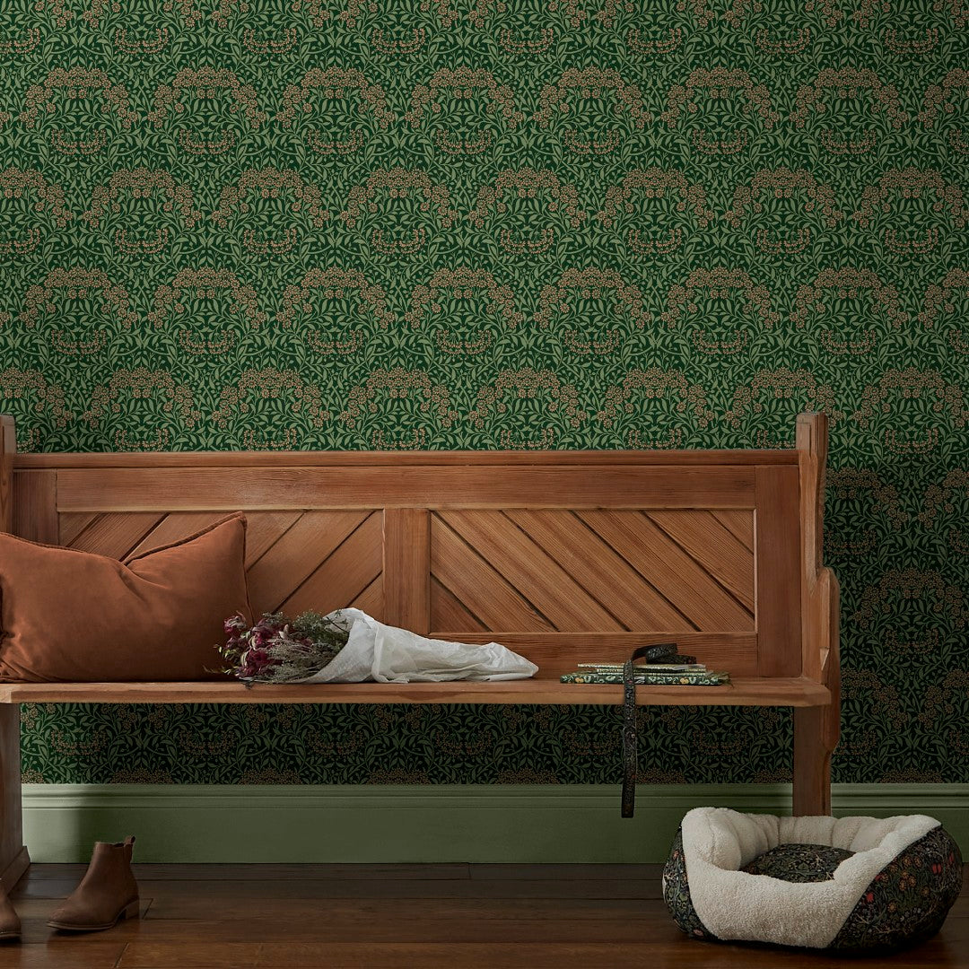 145689 Michaelmas Daisy Forest Wallpaper by William Morris at Home