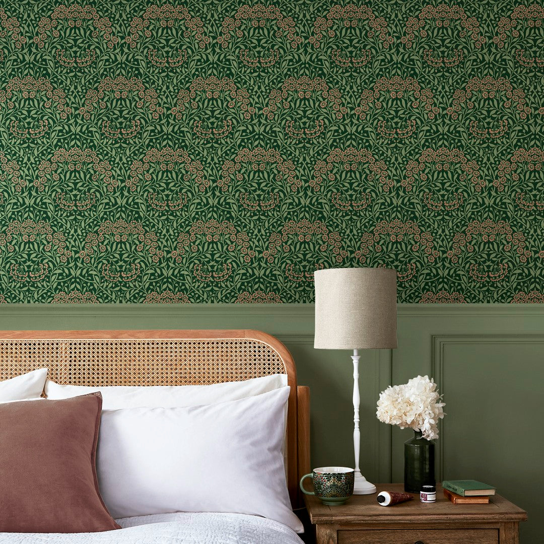 145689 Michaelmas Daisy Forest Wallpaper by William Morris at Home