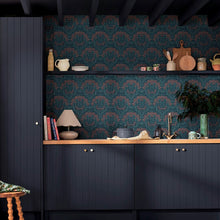 145690 Michaelmas Daisy Midnight Wallpaper by William Morris at Home