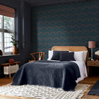 145690 Michaelmas Daisy Midnight Wallpaper by William Morris at Home