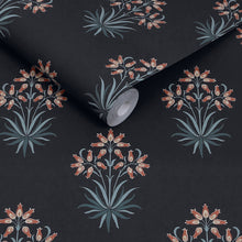 145691 Hyacinth Flower Midnight Wallpaper by William Morris at Home