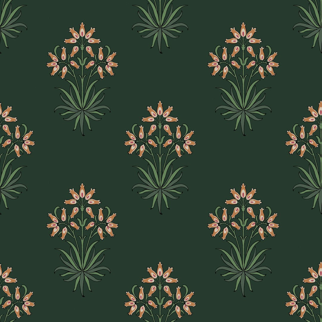 145692 Hyacinth Flower Forest Wallpaper by William Morris at Home
