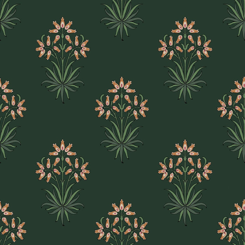 145692 Hyacinth Flower Forest Wallpaper by William Morris at Home