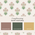 145693 Hyacinth Flower Pink Cedar Wallpaper by William Morris at Home