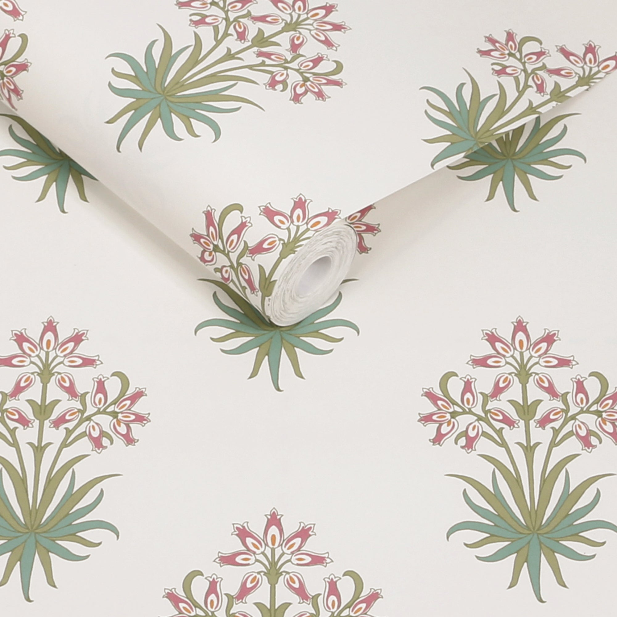 145693 Hyacinth Flower Pink Cedar Wallpaper by William Morris at Home