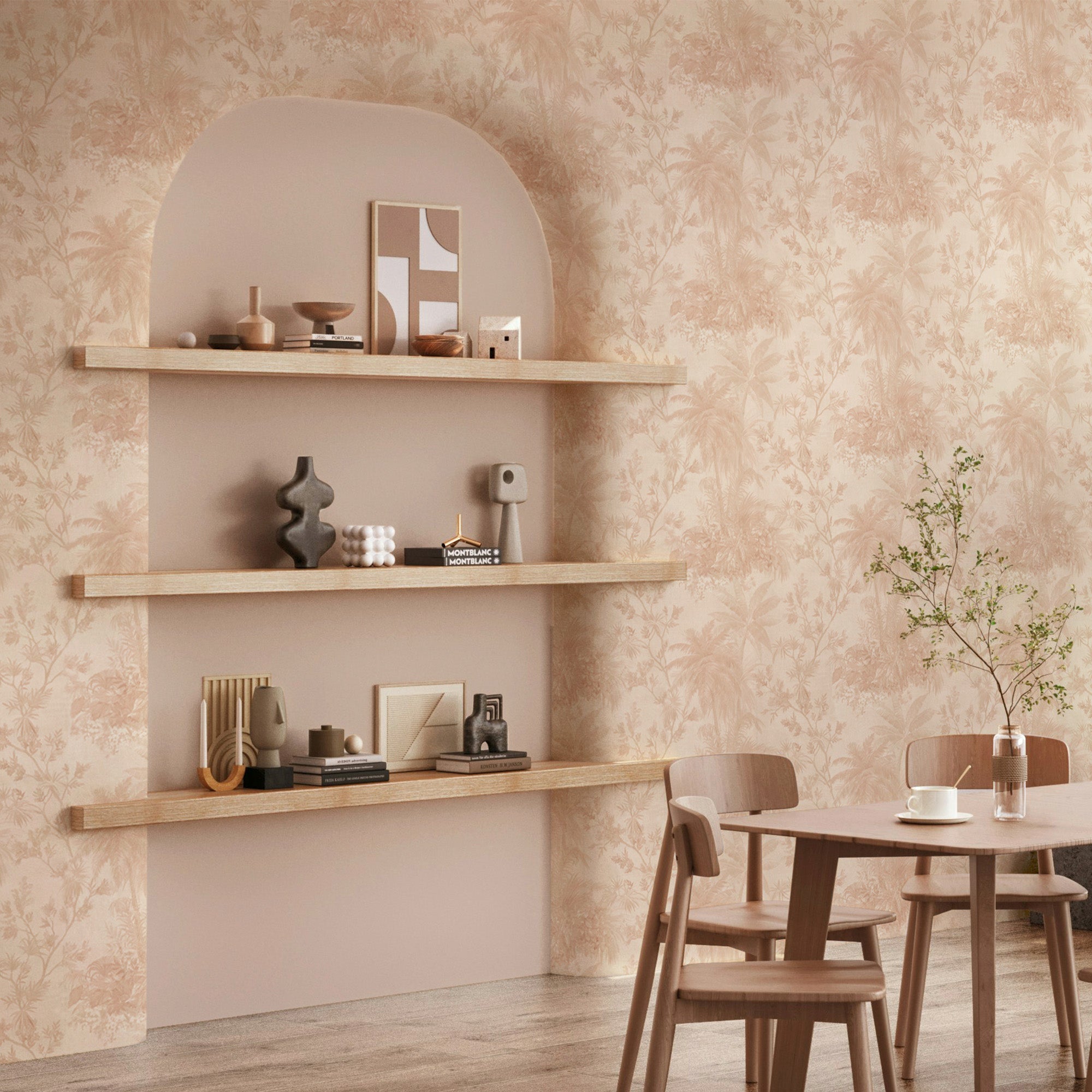 145697 Bali Rose Wallpaper by Boutique