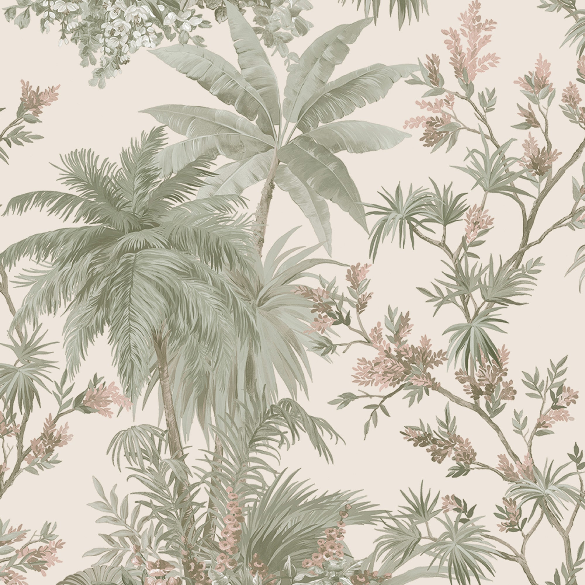 145699 Bali Sage & Rose Wallpaper by Boutique