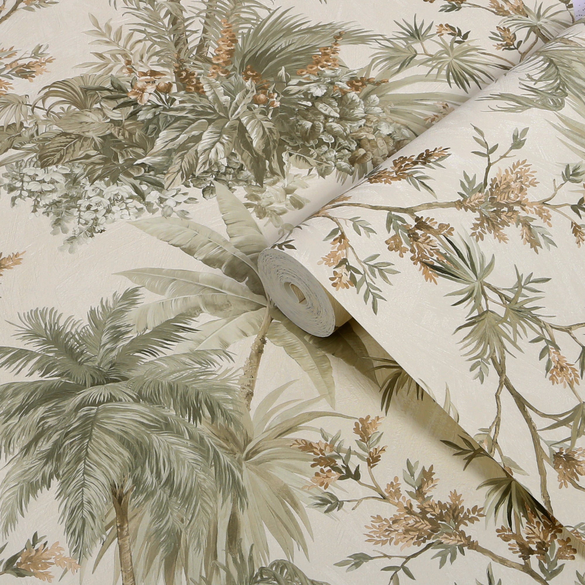 145700 Bali Sage and Gold Wallpaper by Boutique