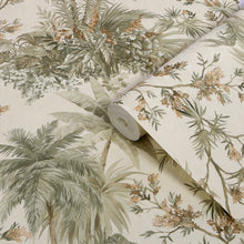 145700 Bali Sage and Gold Wallpaper by Boutique