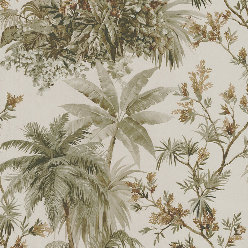 145700 Bali Sage and Gold Wallpaper by Boutique