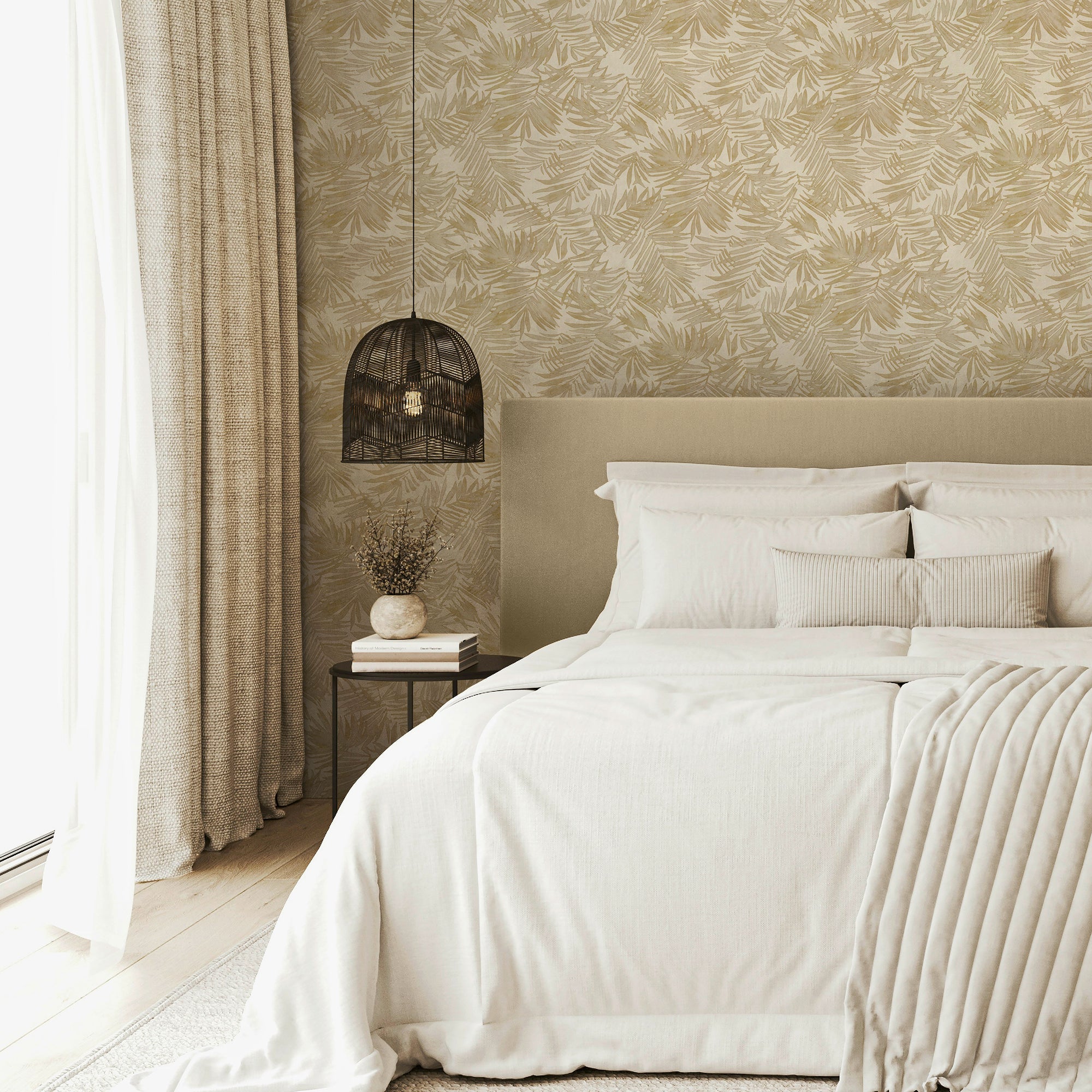 145711 Amazonia Gold Wallpaper by Boutique