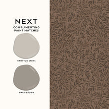 145818 Ditsy Leaf Russet Next AW26 Wallpaper by Next