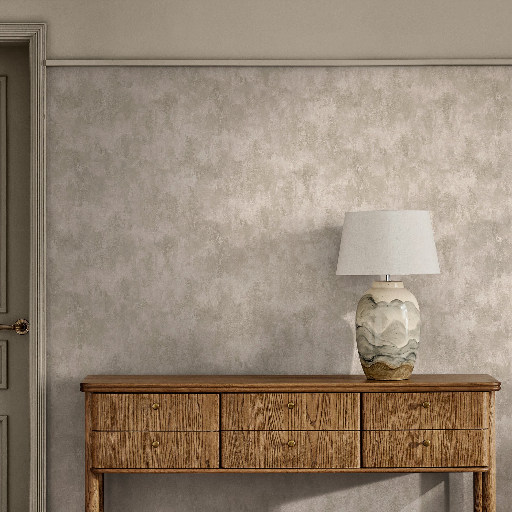 145900 Luxe Aurora Ivory Wallpaper by Next