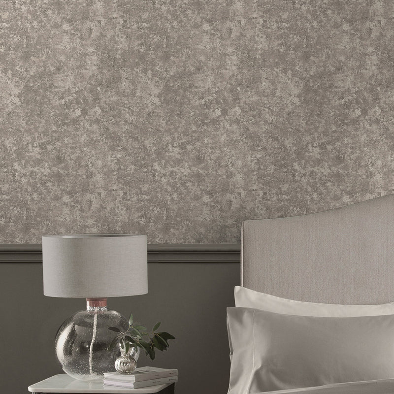 145903 Luxe Allessia Taupe Wallpaper by Next