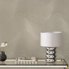 145905 Luxe Lucia Natural Wallpaper by Next