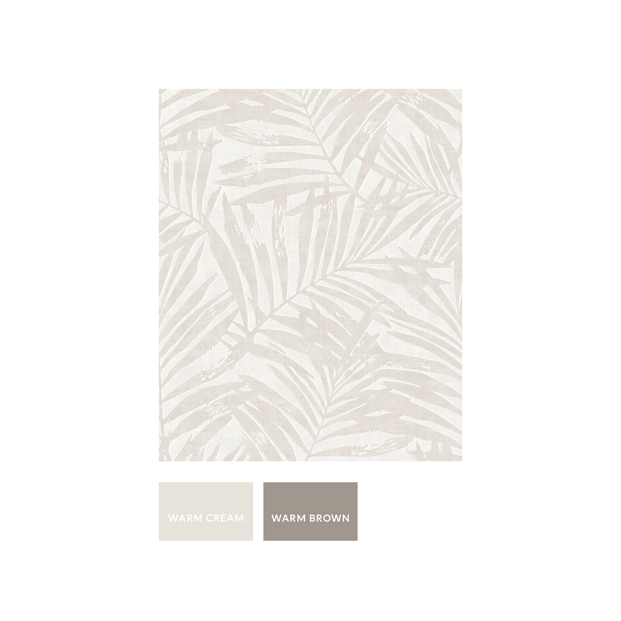 145910 Luxe Palmetta Ivory Wallpaper by Next