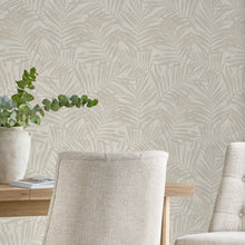 145910 Luxe Palmetta Ivory Wallpaper by Next