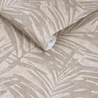 145911 Luxe Palmetta Putty Wallpaper by Next