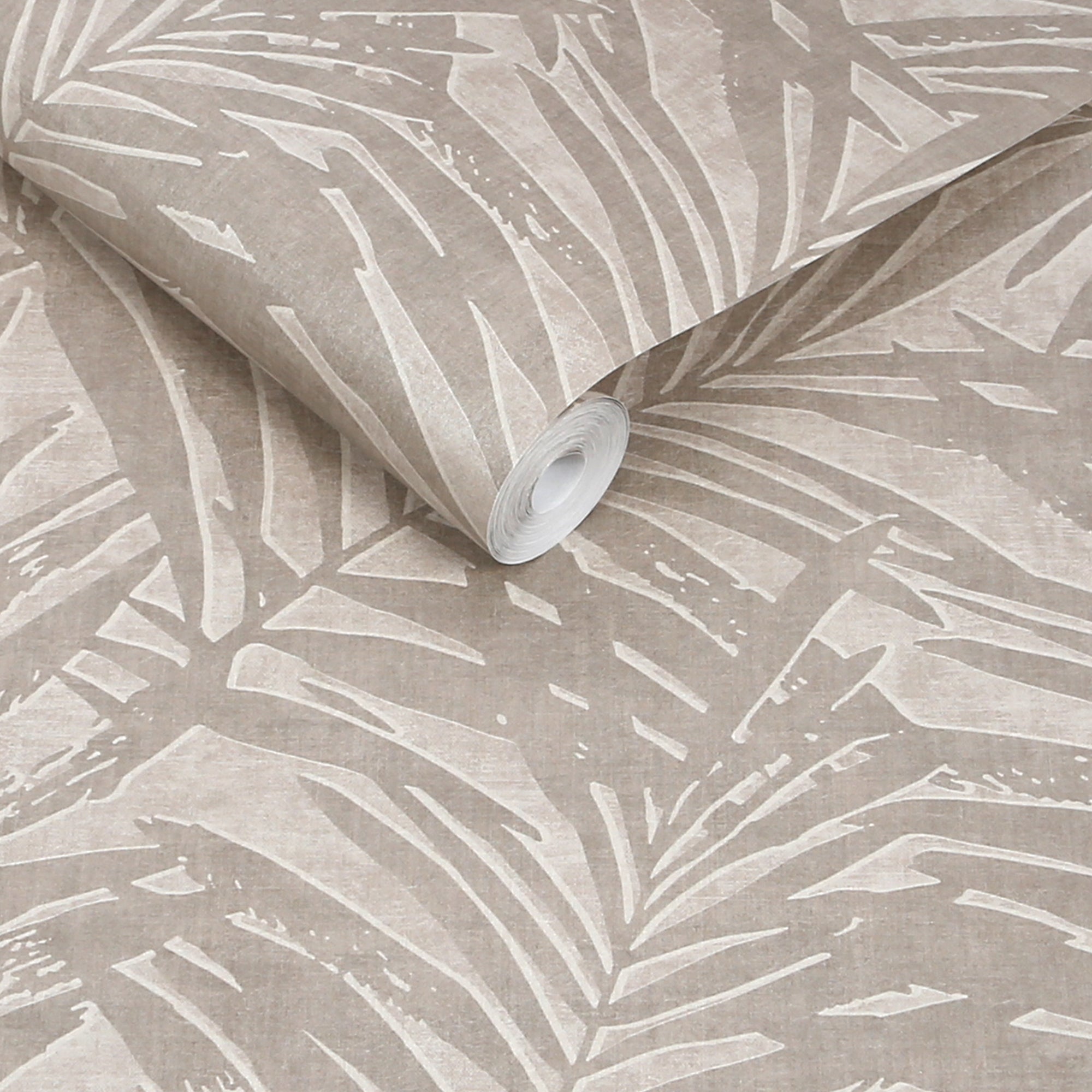 145911 Luxe Palmetta Putty Wallpaper by Next