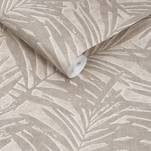 145911 Luxe Palmetta Putty Wallpaper by Next