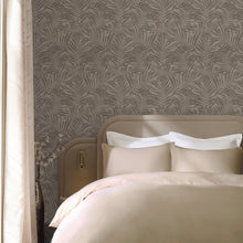 145911 Luxe Palmetta Putty Wallpaper by Next