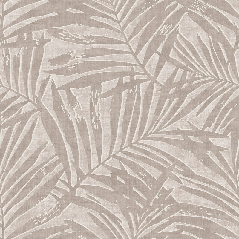 145911 Luxe Palmetta Putty Wallpaper by Next