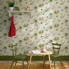 146828 Animals of the World Hambleton Sage Wallpaper by Sophie Allport