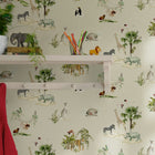 146828 Animals of the World Hambleton Sage Wallpaper by Sophie Allport