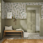 146830 Wild Floral Langham White Langham Whiite Wallpaper by Sophie Allport