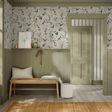 146830 Wild Floral Langham White Langham Whiite Wallpaper by Sophie Allport