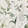 Wild Floral Langham White Langham Whiite Sophie Allport SS26 Wallpaper by Sophie Allport