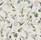 146830 Wild Floral Langham White Langham Whiite Wallpaper by Sophie Allport