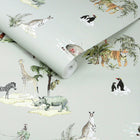 146833 Animals of the World Misty Blue Wallpaper by Sophie Allport