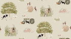 146834 Farm Friends Hambleton Sage Wallpaper by Sophie Allport