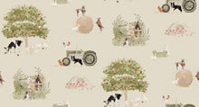 146834 Farm Friends Hambleton Sage Wallpaper by Sophie Allport